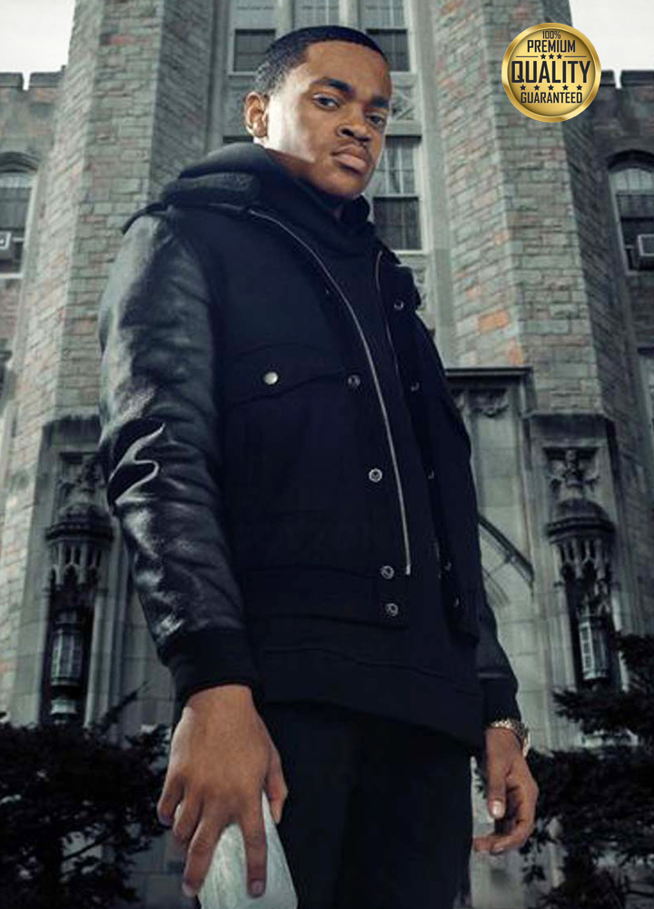 Power Book II Ghost Tariq St. Patrick Black Leather Jacket